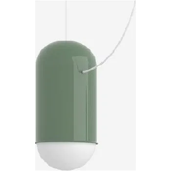 LUCIS Závěsné svítidlo CAPSULE 8,1W LED 3000K sklo zelená opál ZL.L1.C20.76 - LUCIS LU ZL.L1.C20.76