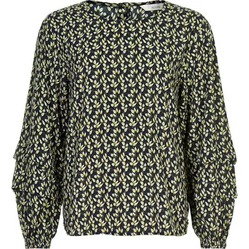 Dámská halenka Dámská halenka NÜmph 7120021 NUILLAYDRIA BLOUSE Dámská halenka 3038 SAPPHIRE tmavě modrá