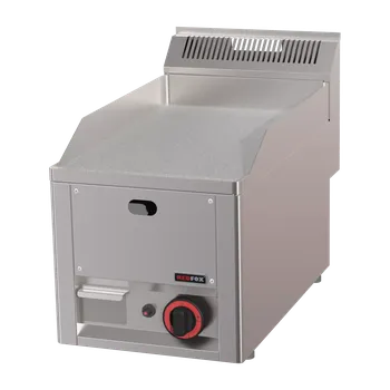 Kuchyňský gril Grilovací deska 32x48 plynová durable chrom hladká bez podestavby | REDFOX - FTHC 30 GL