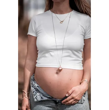 Náhrdelník Těhotenská bola – náhrdelník s melodií Barva: Stříbrná