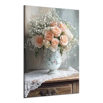 Obraz Obraz na plátně Růže a váza , jednodílný 4060AX