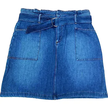 Dámská sukně Sukně modrá riflová krátká s páskem Velikost: 38