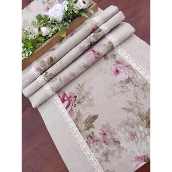 ubrus Běhoun - růže na režné