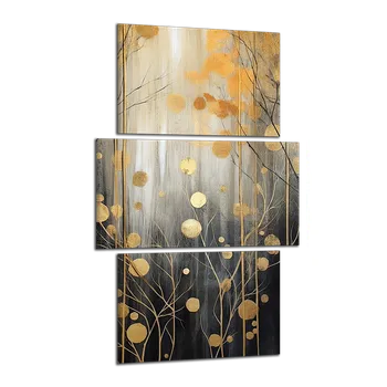 Obraz Obraz na plátně Abstrakce se stromy , třídílný 3215CX