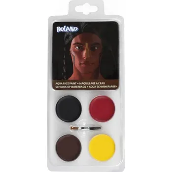 Karnevalový doplněk Boland Indiánská sada barev na obličej