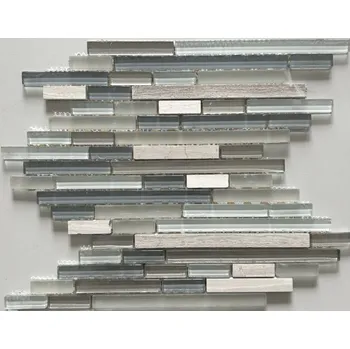 Obklad MOSAIC Mozaika sklo-kámen MKS103 šedá