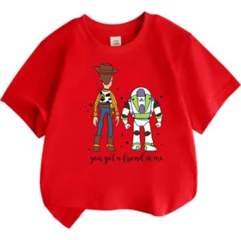 Disney Dětské bavlněné tričko Toy Story (vel. 100-160) Barva: 1 červená, Velikost: 110