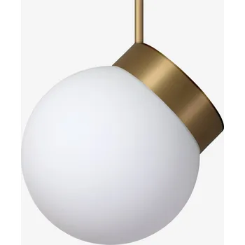 LUCIS Závěsné svítidlo POLARIS ZTR 8,3W LED 4000K sklo mosaz opál DALI ZTR.L2.200.74L - LUCIS LU ZTR.L2.200.74M DALI2