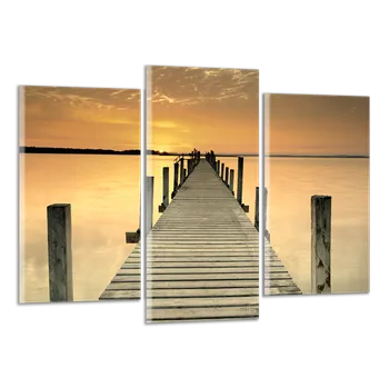 Obraz Obraz na plátně Molo , třídílný 1182CX