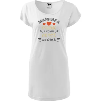 Dámské tričko DOBRÝ TRIKO Dámské tričko/šaty Maminka rozumí Velikost: S, Barva: Bílá