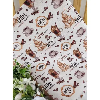 Utěrka Kuchyňská utěrka - malé kávičky