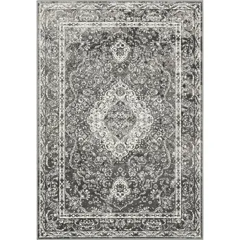 Koberec Breno Kusový koberec SENSI DIKI Grey, 120x180 cm, Vícebarevné/Šedá