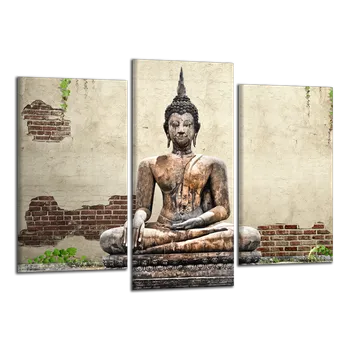 Obraz Obraz na plátně Sedící Budha , třídílný 1076CX