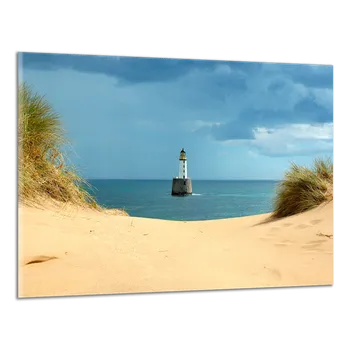 Obraz Obraz na plátně Pláž a maják , jednodílný 1084AX