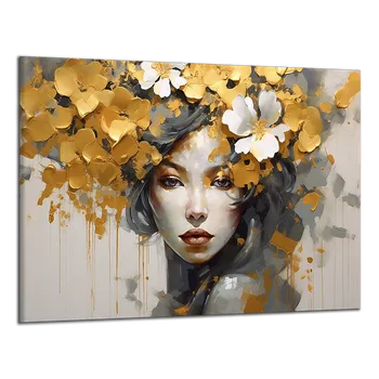 Obraz Obraz na plátně Žena s věncem , jednodílný 3303AX