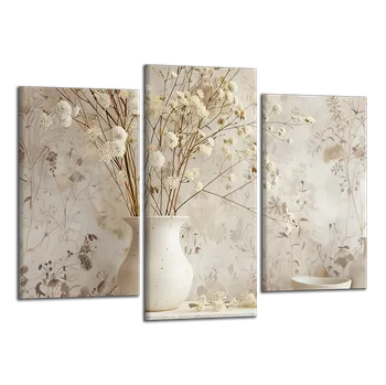 Obraz Obraz na plátně Béžové zátiší , třídílný 3863CX