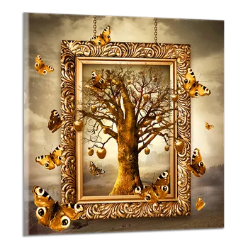 Obraz Obraz na plátně Strom v rámu , jednodílný 2621AY