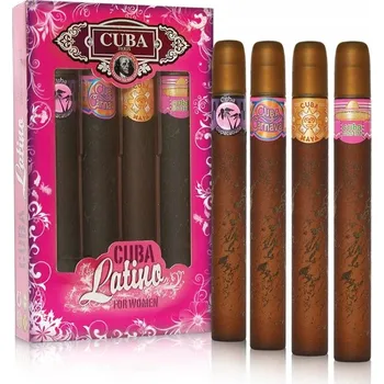 Pánský parfém Cuba Original, Cuba Latino sada Copacabana parfumovaná voda 35ml + Carnaval parfumovaná voda 35ml + Maya parfumovaná voda 35ml + Cactus parfumovaná voda 35ml