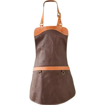 Pracovní zástěra Kožená zástěra pro výčepní Barva: Hnědá lesklá, Velikost: L