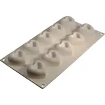 Cesil Silikonová forma na pečení/na mražené dezerty Srdce s otvorem 5,4 cm (na 10 ks) 5,4 cm