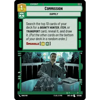 Sběratelská karetní hra Commisson 127/262 - Shadows of the Galaxy Typ karty: Standard