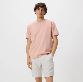 Pánské kalhoty Reserved - Šortky s příměsí lnu - béžová - 9380N-08M - 9380N-08M-XL