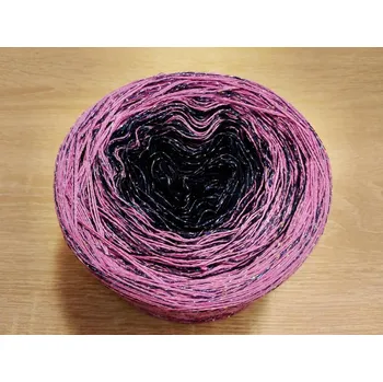Příze Vysvobození merino 3-nitka 1000m s lurexovou nitkou (Duhové klubko Vysvobození merino)