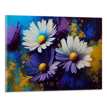 Obraz Obraz na plátně Fialové kopretiny , jednodílný 3150AX