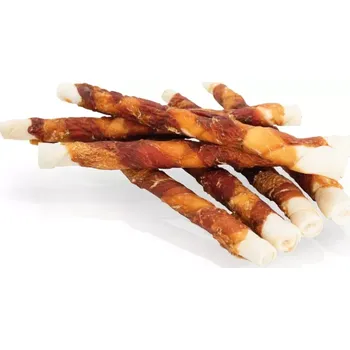 Pamlsek pro psa KIDDOG BUFFET kachní a kuřecí masíčko na buvolí tyči 2cm/26 cm [25ks]