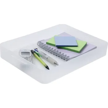 Úložný box SUNDIS Plastový úložný organizér Pure Box A4, mléčný