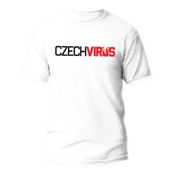 Pánské tričko Czech Virus Triko Fundamental bílé Pánské Velikost XXL