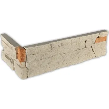 Obklad Obklady VASPO Rohový obklad Vaspo - LÁMANÝ KÁMEN BÉŽOVÝ