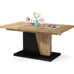 Rozkládací konferenční/jídelní stůl se zvedací deskou NINO dub craft/černá