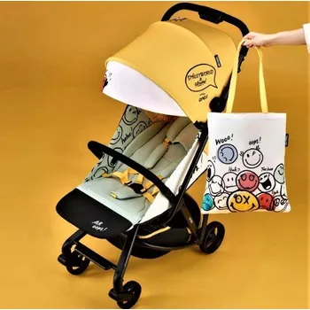 Kočárek LEHKÝ SPORTOVNÍ KOČÁREK Smiley World Doodle Otočný po směru/proti směru jízdy ANEX AIR-Z do 22 kg