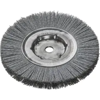 Brusný kotouč Lessmann 310871 | Rotační kartáč jednořadý, brusné štětiny stolní bruska 80x26 / SIC 320/0,6