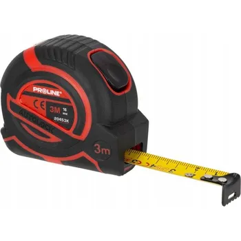 metr Svinovací metr s klipem 3 m / 16 mm, balení 12 kusů, CE MID Proline 20453