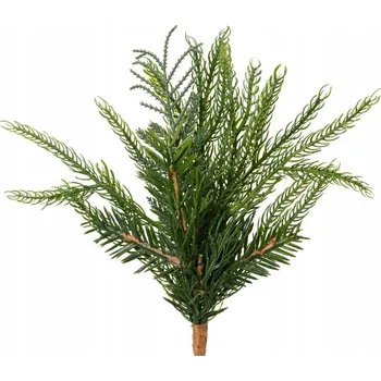 umělá květina Umělá větvička jehličí Zelená 24 cm