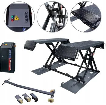 Hever MOBILNÍ Hever 3T 2,2 kW 1000 mm NŮŽKOVÝ nízký pojezd 110 mm WEBER