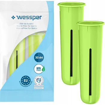 vodní filtr Uhlíkový filtr na vodu WESSPER pro láhev s filtrem DAFI SOFT a SOLID 2 ks