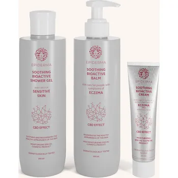 EPIDERMA® Bioaktivní balzám při ekzému 300 ml + krém při ekzému 50 ml + sprchový gel při ekzému 300 ml sada
