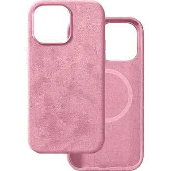 Pouzdro na mobilní telefon Pouzdro Alcane Magsafe pro Iphone 13 Pro Light pink
