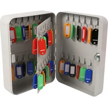 Skříňka na klíč SKŘÍŇKA NA KLÍČE PRO 48 KLÍČŮ S VĚŠÁKY