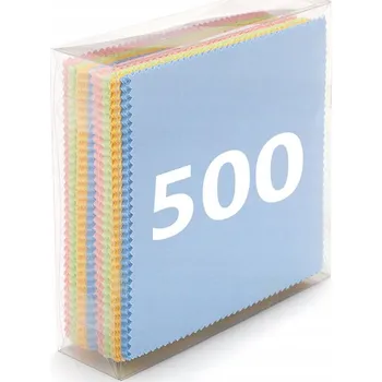 Utěrka HADŘÍK na brýle 14x17cm - 500ks Mikrovlákno MIX BAREV na brýle