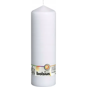 Svíčka Tradiční parafínová svíčka bez vůně Bolsius 1 ks