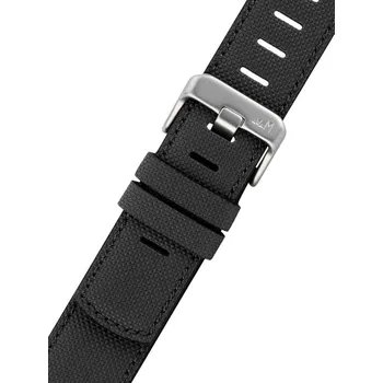 Řemínek na hodinky Kožený řemínek Morellato BIT 6084E39.119 M, černý - 20 mm