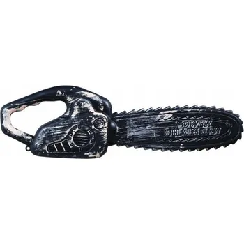 Pila STŘÍBRNÁ ELEKTRICKÁ PILA 41 CM HALLOWEEN DOPLNĚK KE KOSTÝMŮM