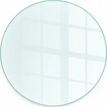 Krbová kamna Kulatá Skleněná Ochranná Podložka na Podlahu Pod Kamna, Krbová Kamna Fi 50 cm