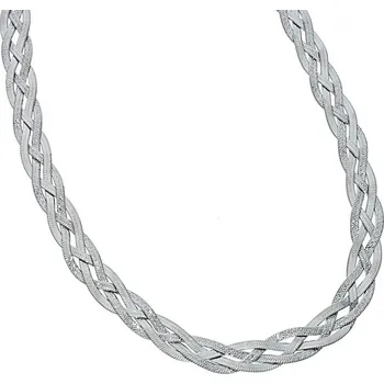 Náhrdelník Goldstore Spletený stříbrný náhrdelník Délka: 50 cm