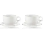 Guzzini – Sada 2 šálků na cappuccino s podšálky Gocce 480ml