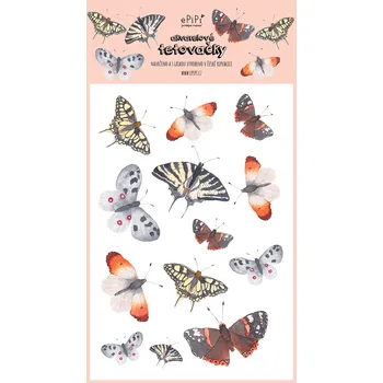 Odstranitelné tetování ePiPí Tetovačky - Motýli